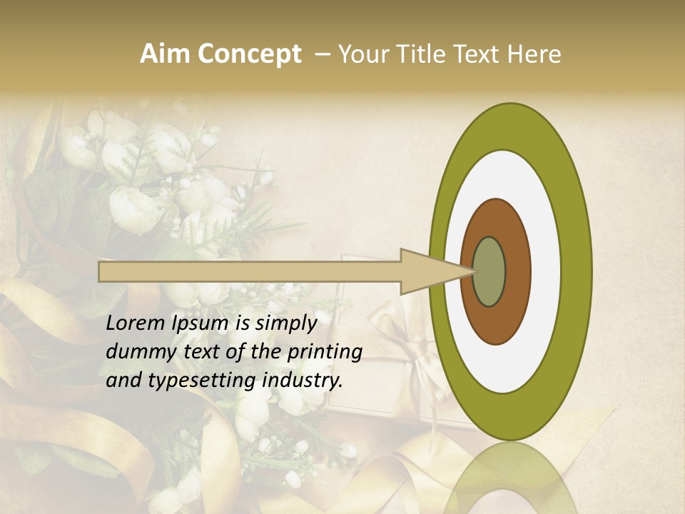 Rose Shabby Vintage PowerPoint Template