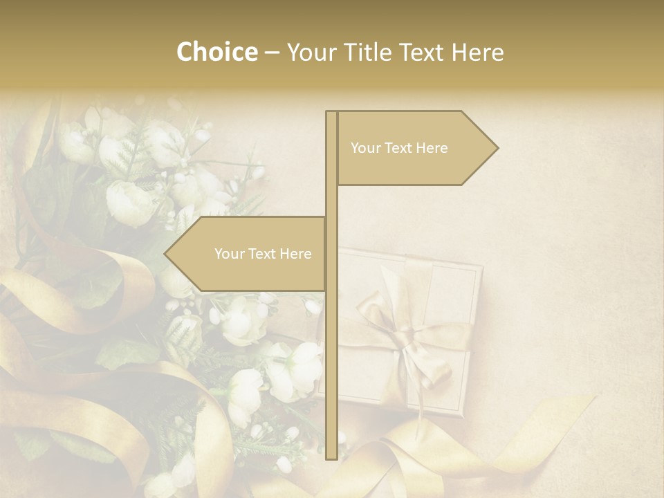 Rose Shabby Vintage PowerPoint Template