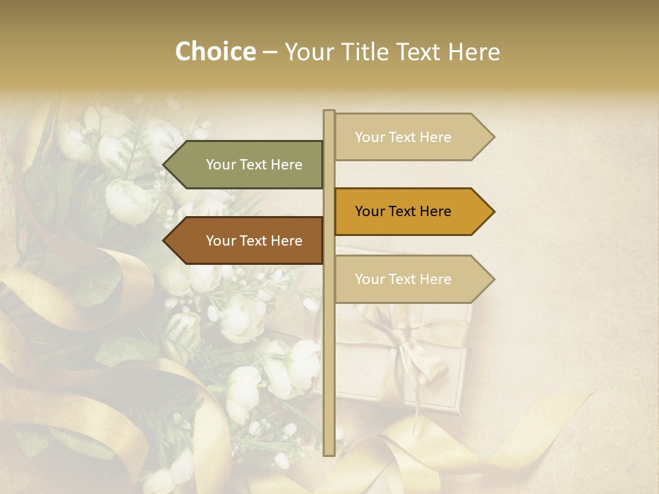 Rose Shabby Vintage PowerPoint Template