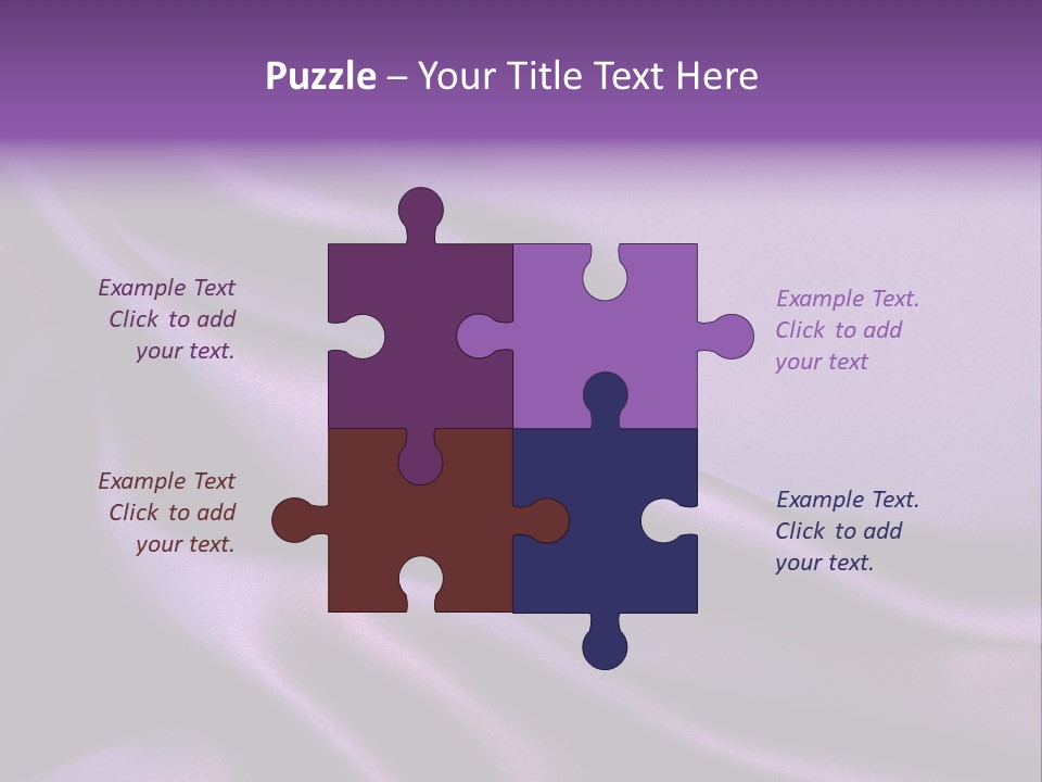 Fabric Silk Desktop PowerPoint Template