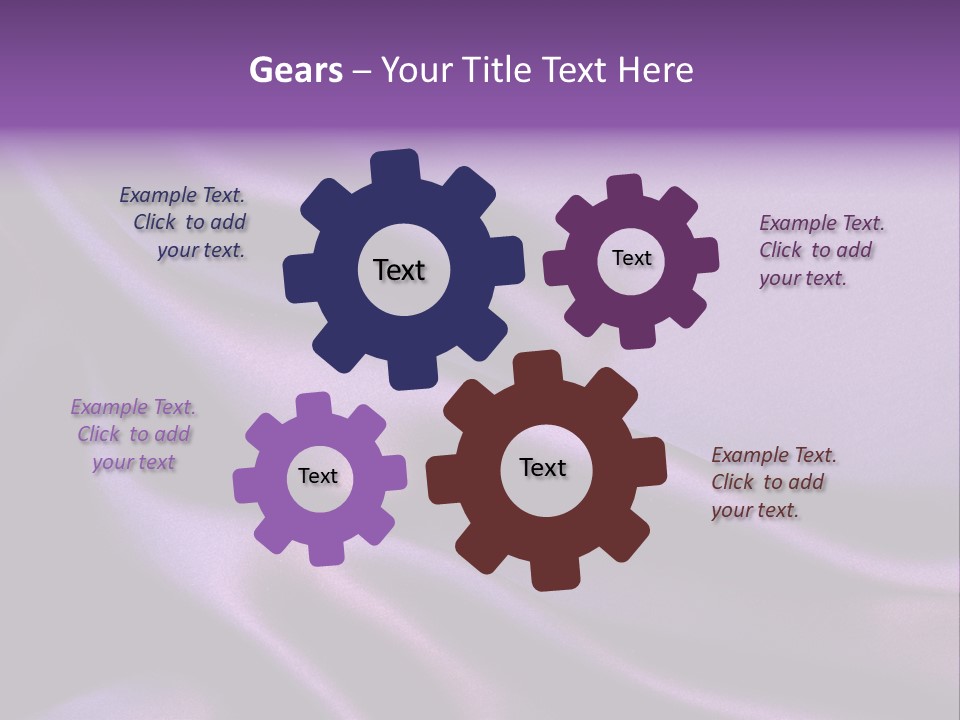 Fabric Silk Desktop PowerPoint Template