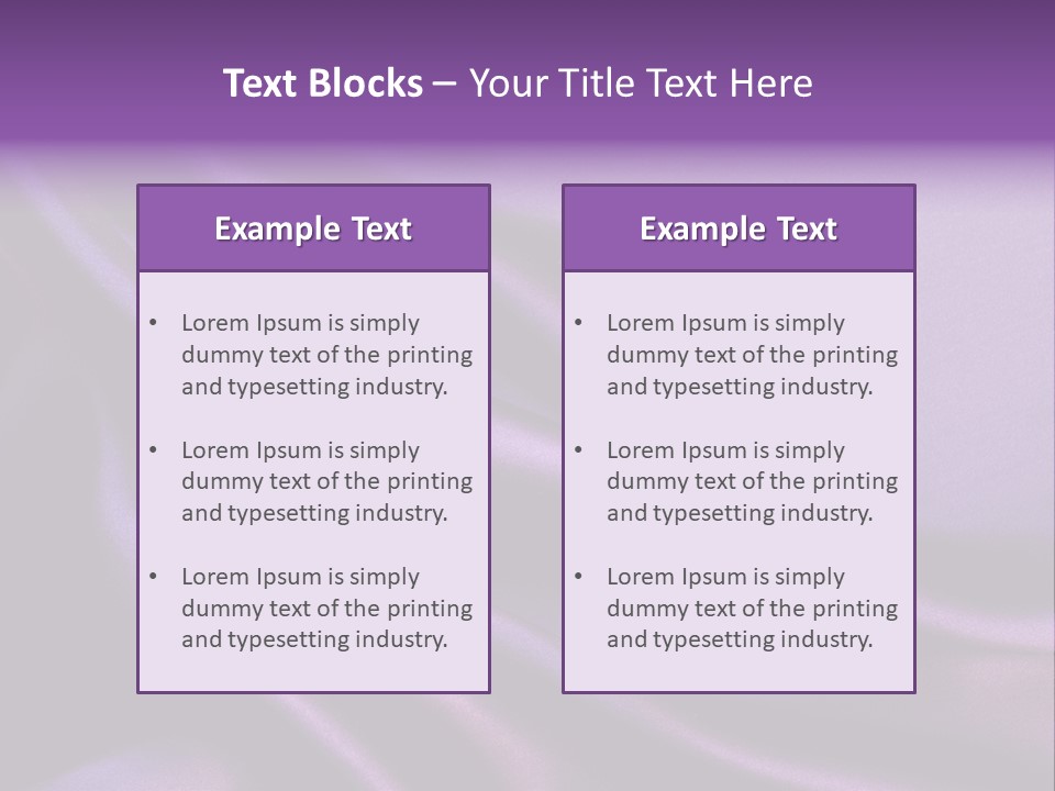 Fabric Silk Desktop PowerPoint Template