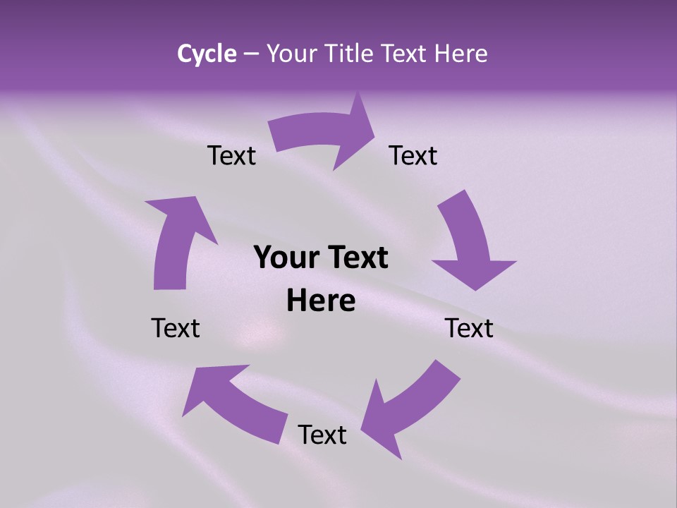 Fabric Silk Desktop PowerPoint Template