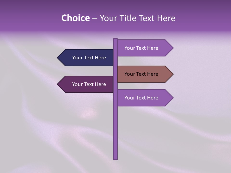 Fabric Silk Desktop PowerPoint Template