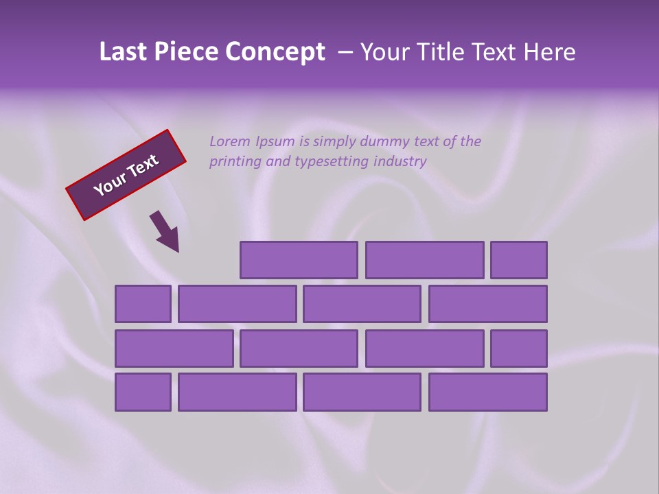 Abstract Purple Dark PowerPoint Template