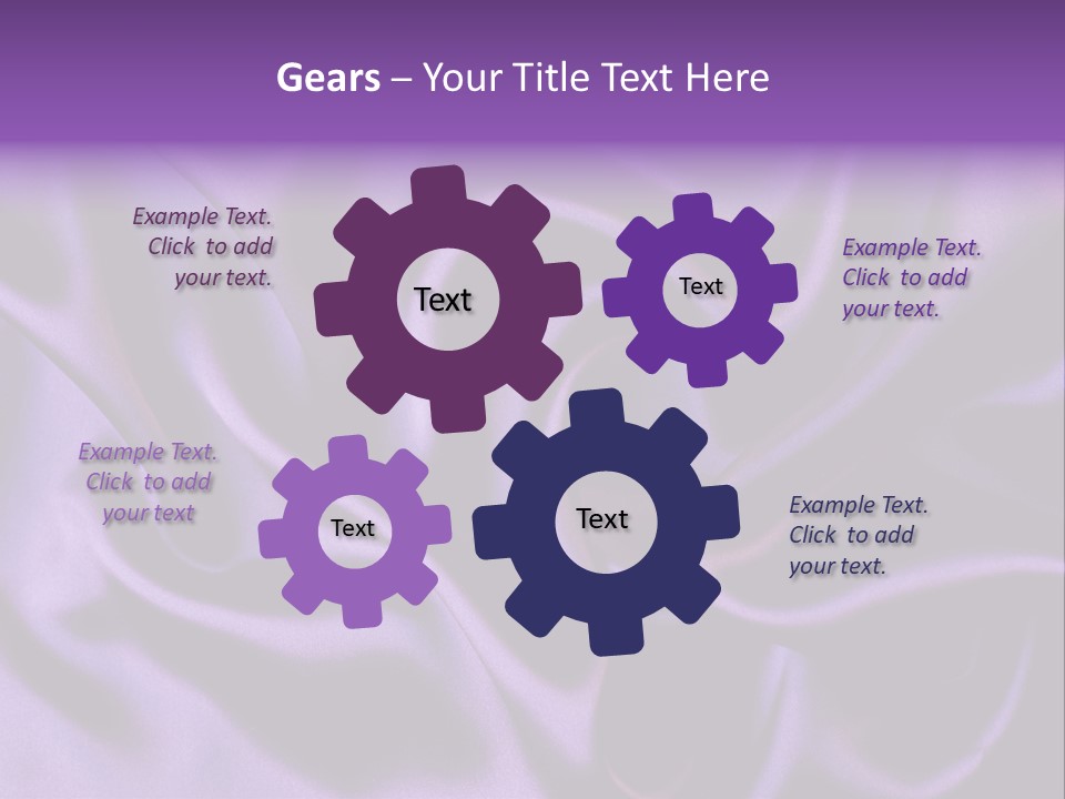 Abstract Purple Dark PowerPoint Template