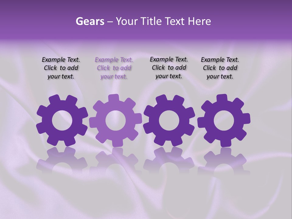 Abstract Purple Dark PowerPoint Template