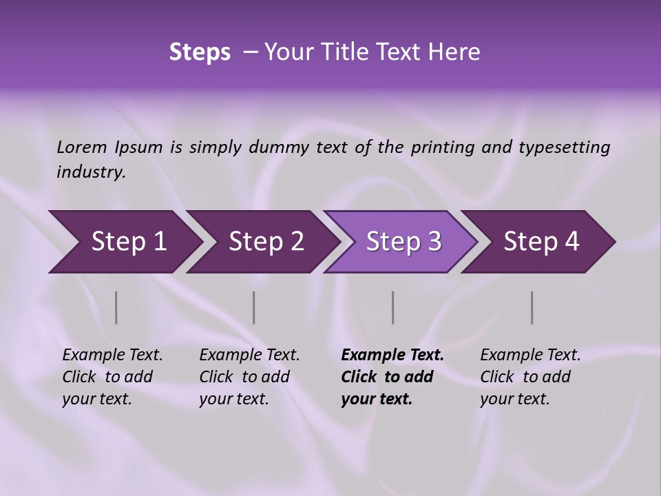 Abstract Purple Dark PowerPoint Template