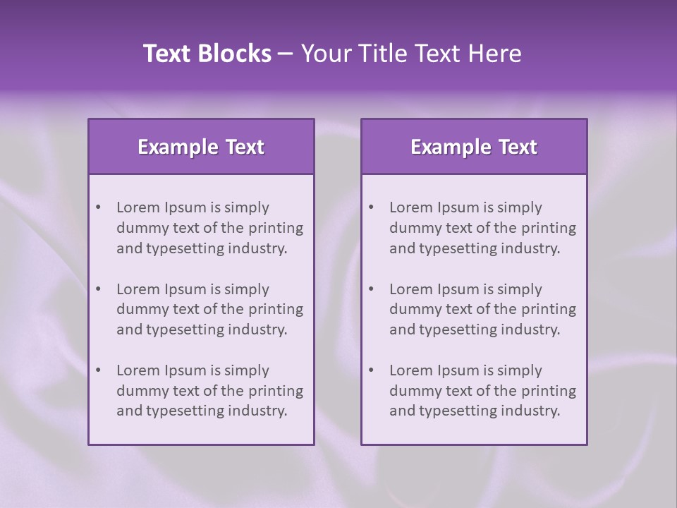 Abstract Purple Dark PowerPoint Template