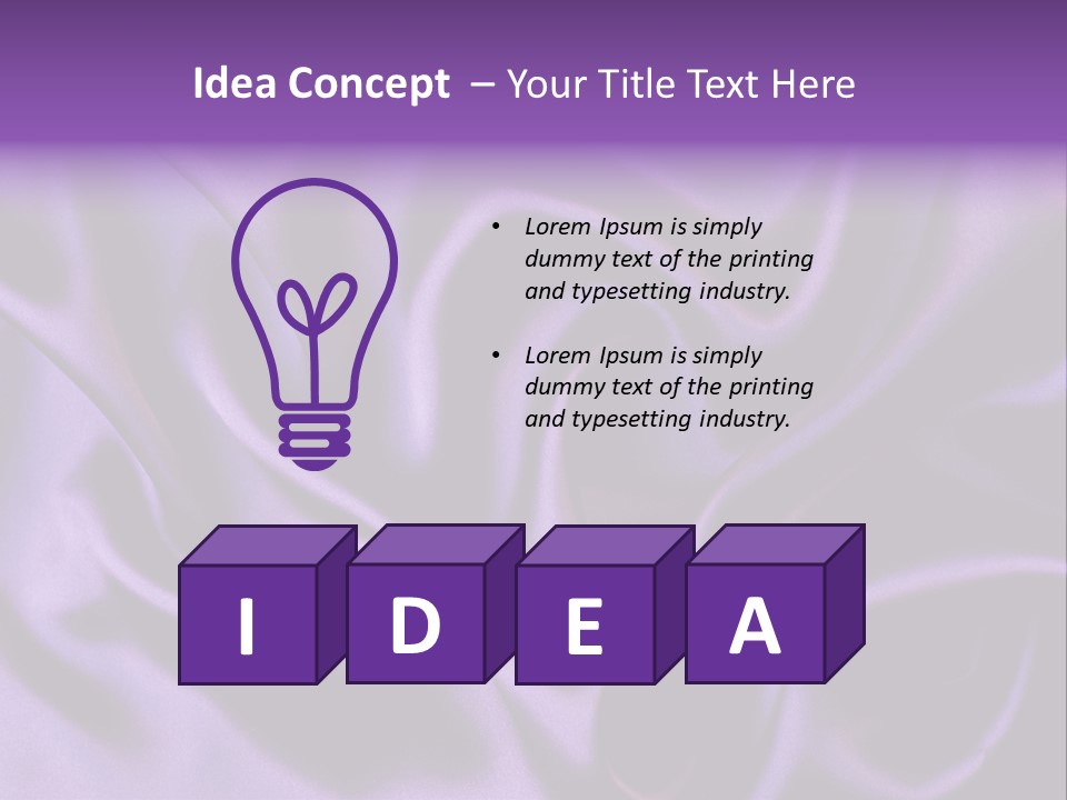 Abstract Purple Dark PowerPoint Template