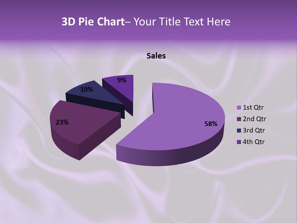 Abstract Purple Dark PowerPoint Template