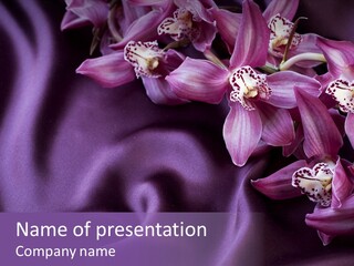 Texture Focus Violet PowerPoint Template