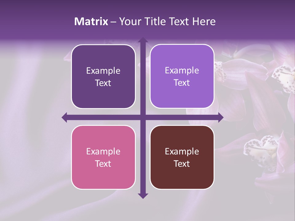 Texture Focus Violet PowerPoint Template