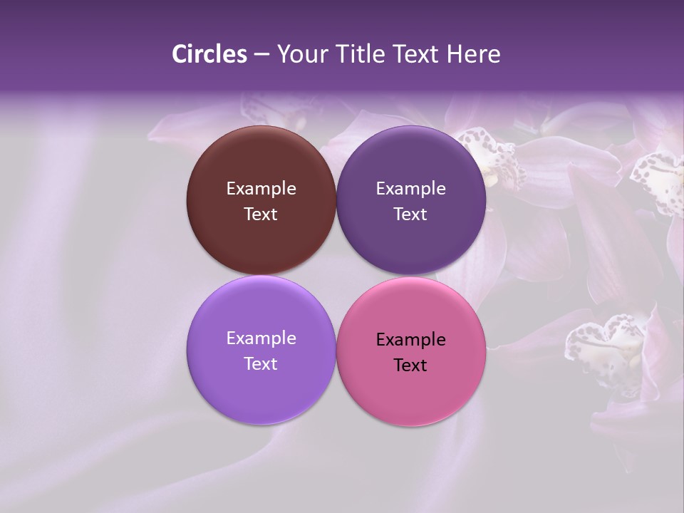 Texture Focus Violet PowerPoint Template