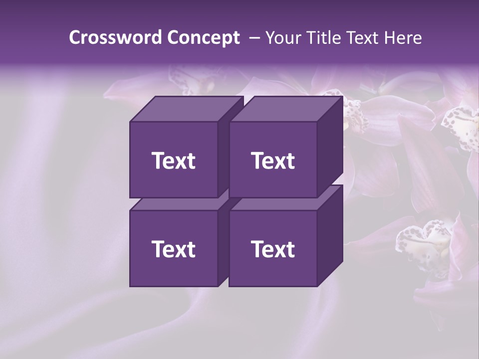 Texture Focus Violet PowerPoint Template