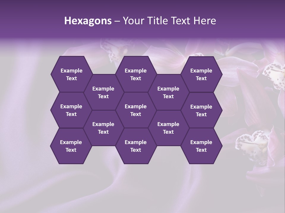 Texture Focus Violet PowerPoint Template