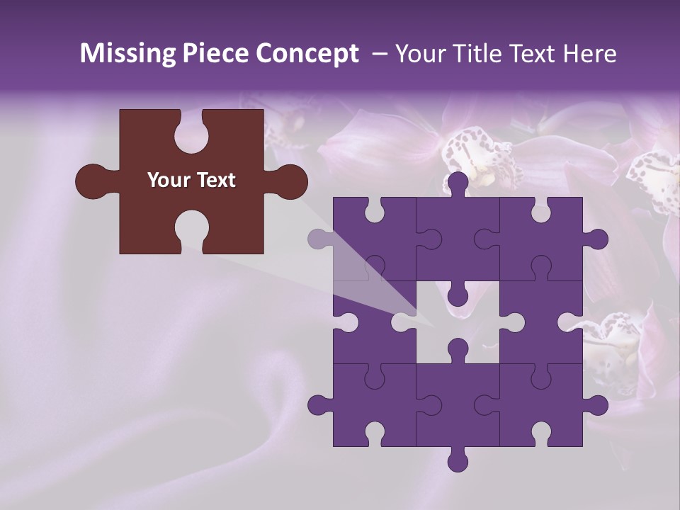 Texture Focus Violet PowerPoint Template