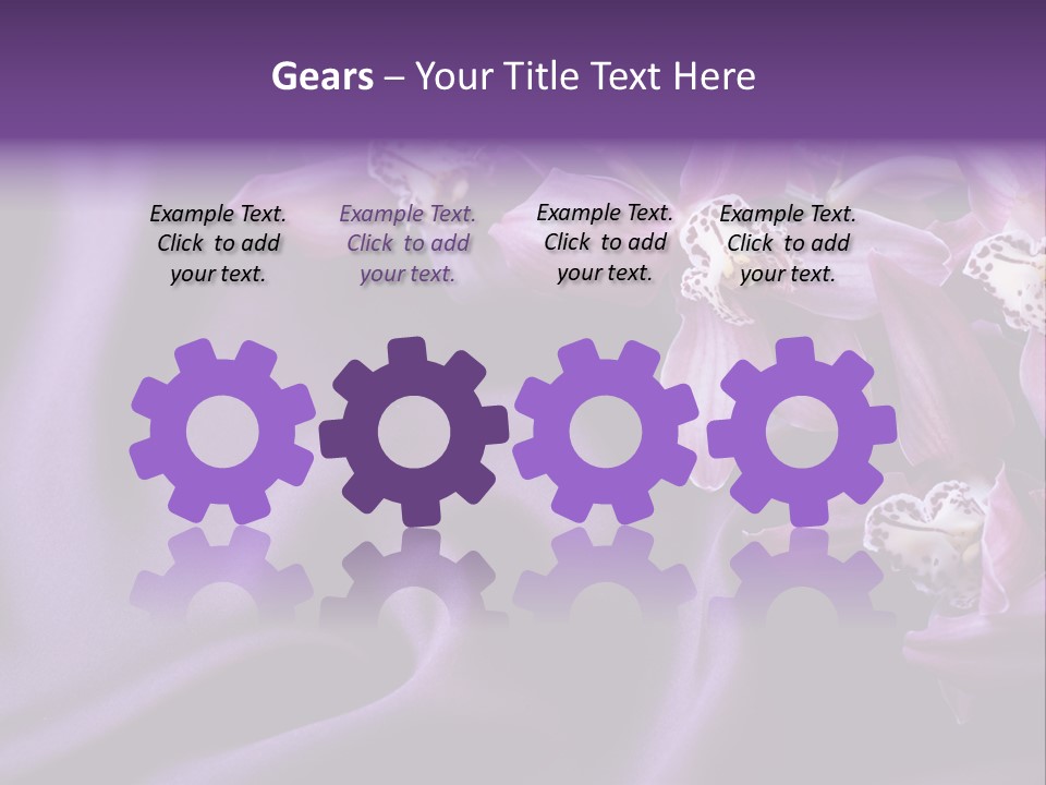 Texture Focus Violet PowerPoint Template