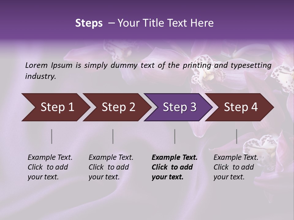 Texture Focus Violet PowerPoint Template