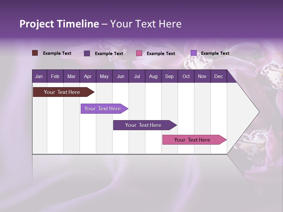 Texture Focus Violet PowerPoint Template