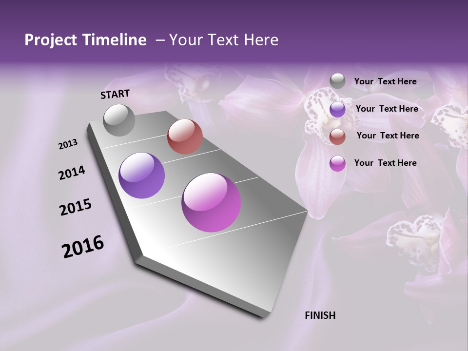 Texture Focus Violet PowerPoint Template