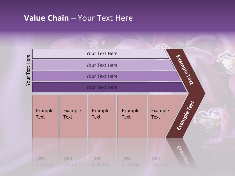 Texture Focus Violet PowerPoint Template