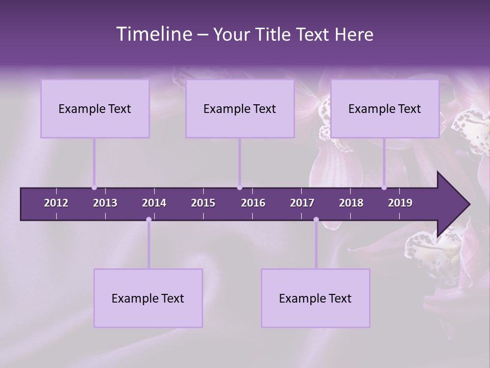Texture Focus Violet PowerPoint Template