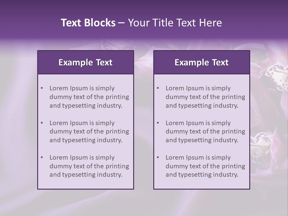 Texture Focus Violet PowerPoint Template