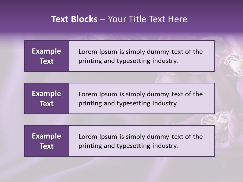 Texture Focus Violet PowerPoint Template
