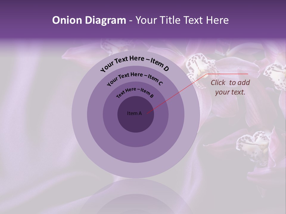 Texture Focus Violet PowerPoint Template