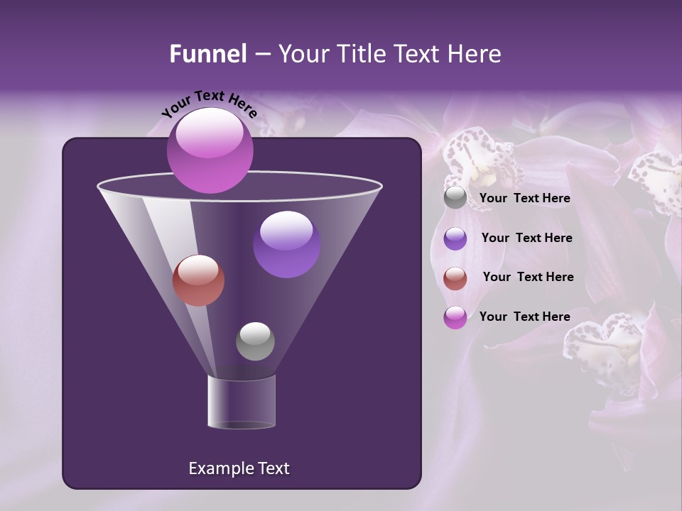 Texture Focus Violet PowerPoint Template