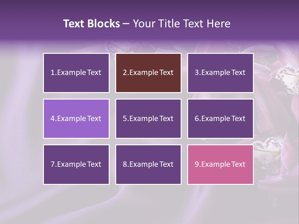 Texture Focus Violet PowerPoint Template