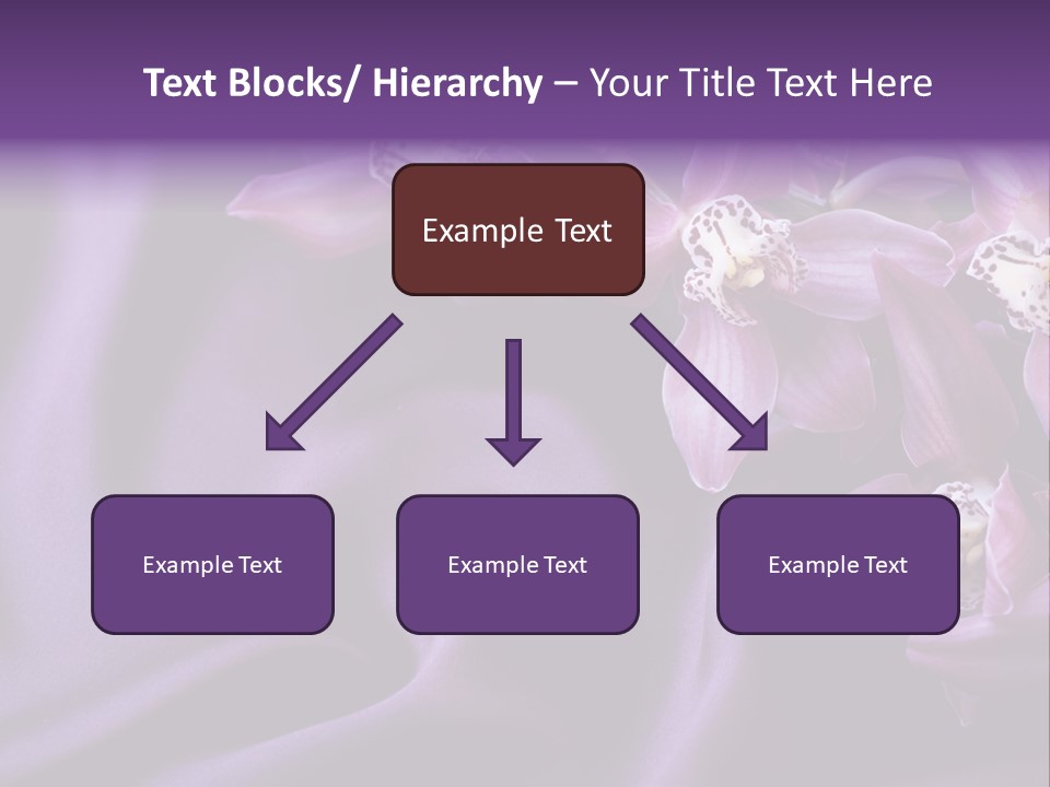 Texture Focus Violet PowerPoint Template