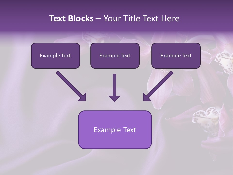 Texture Focus Violet PowerPoint Template
