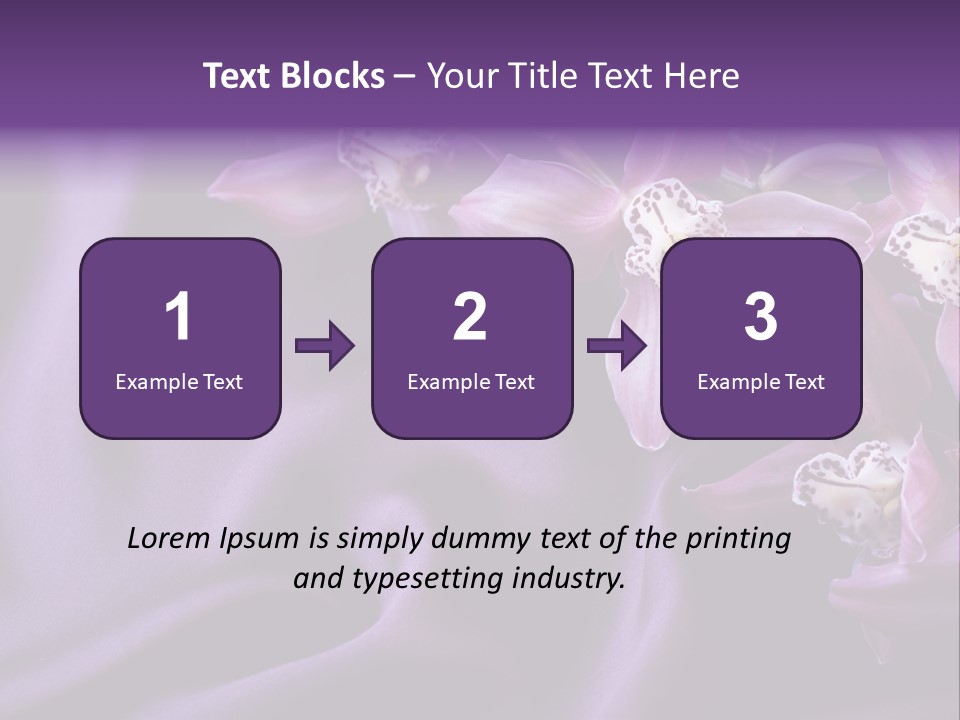 Texture Focus Violet PowerPoint Template