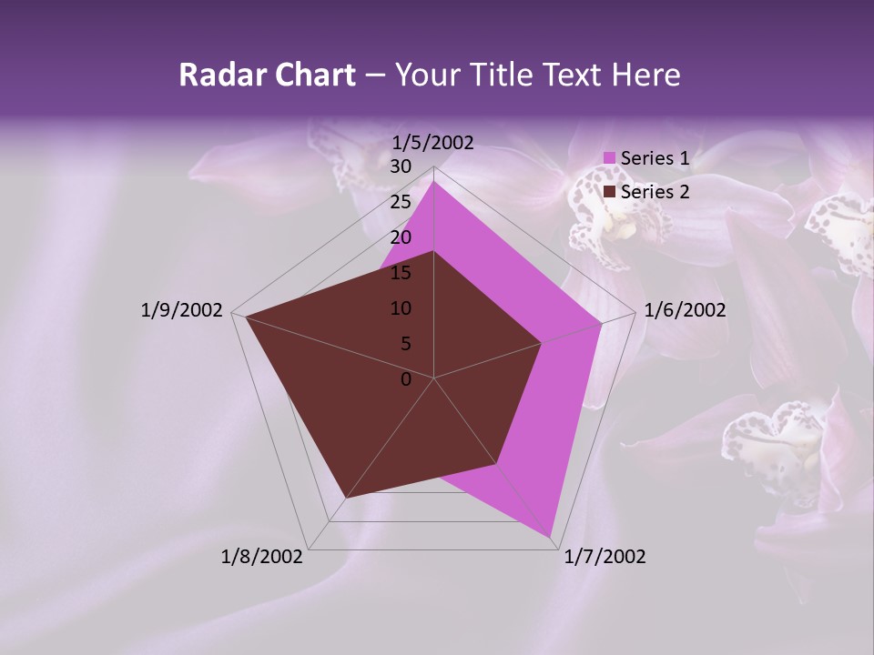 Texture Focus Violet PowerPoint Template