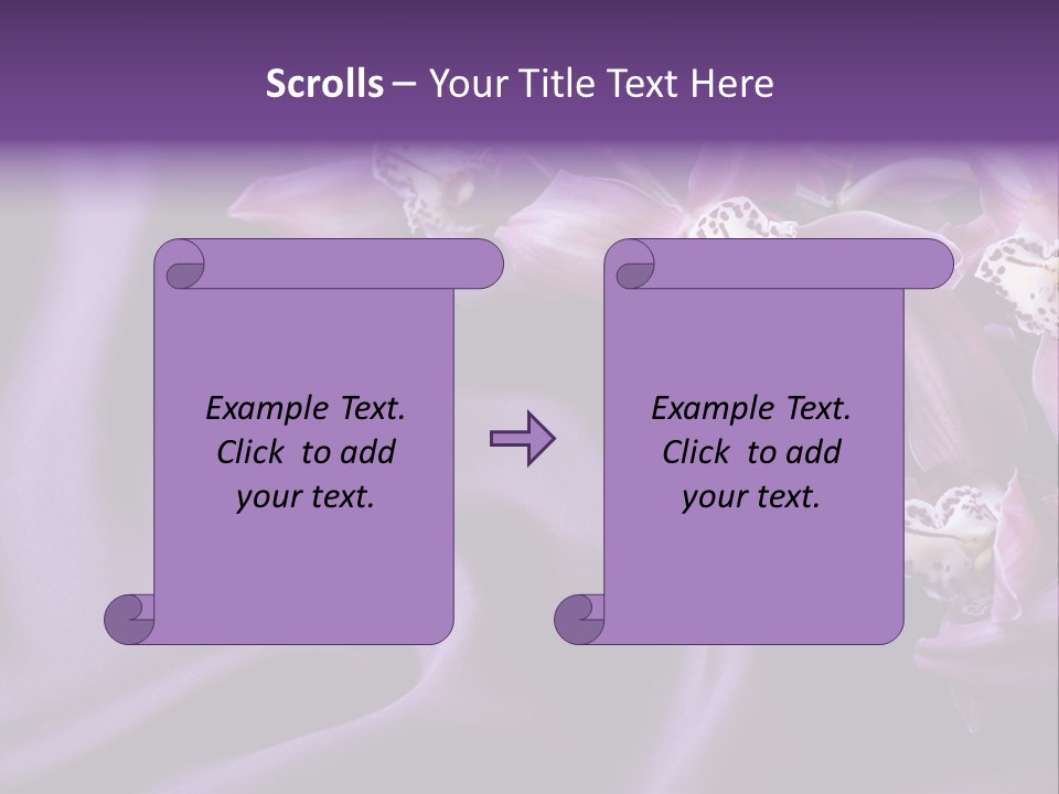 Texture Focus Violet PowerPoint Template