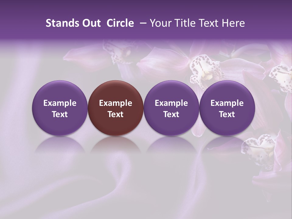 Texture Focus Violet PowerPoint Template