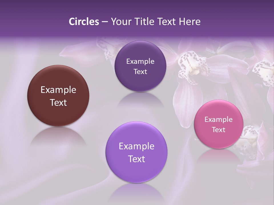 Texture Focus Violet PowerPoint Template