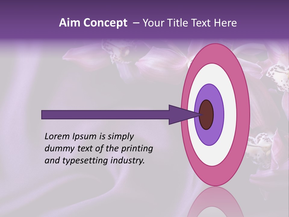 Texture Focus Violet PowerPoint Template