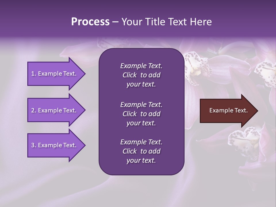 Texture Focus Violet PowerPoint Template