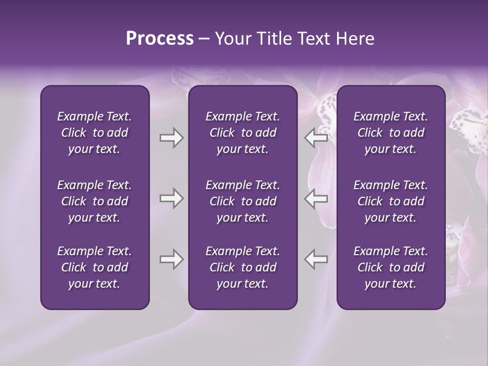 Texture Focus Violet PowerPoint Template
