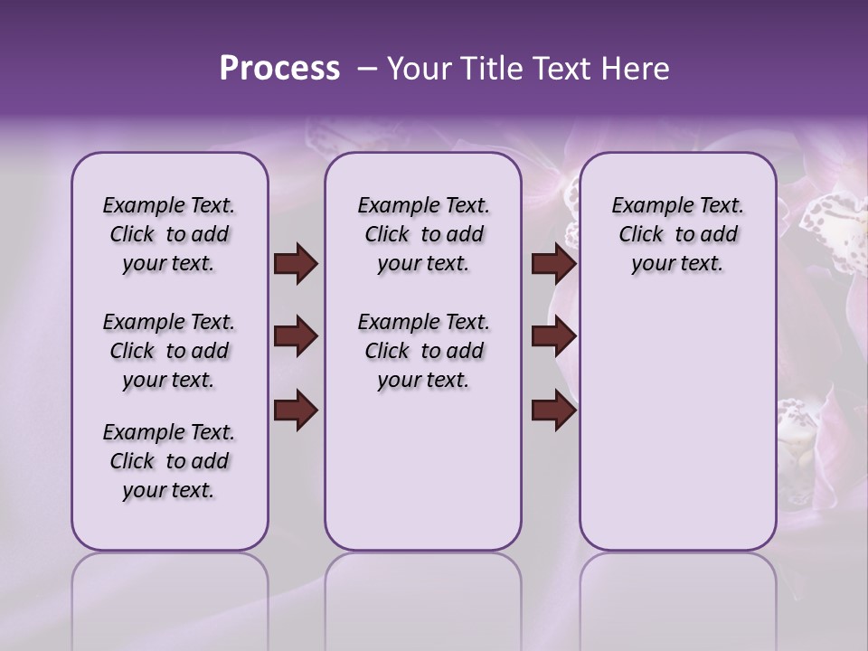 Texture Focus Violet PowerPoint Template