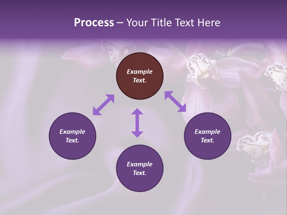 Texture Focus Violet PowerPoint Template