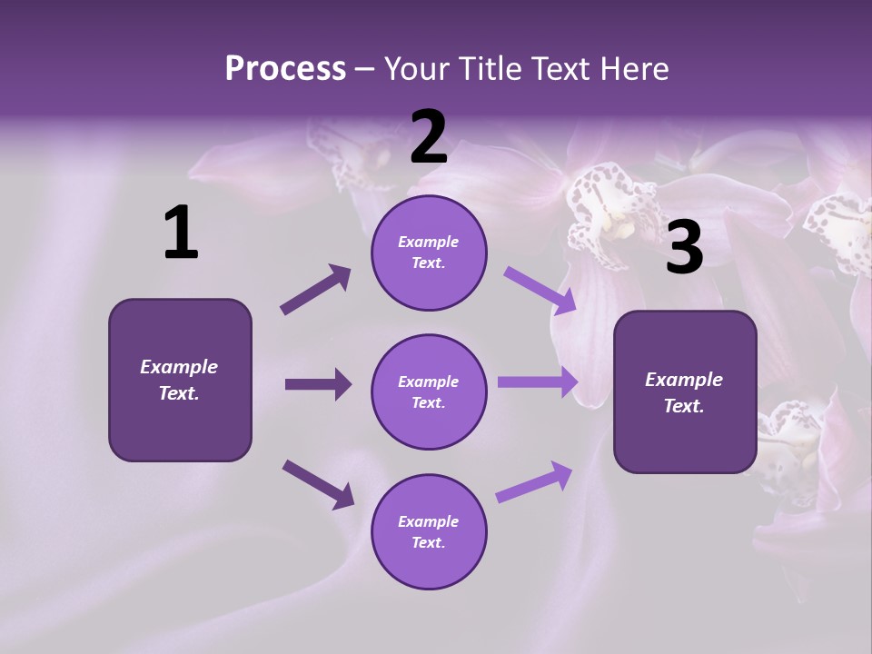 Texture Focus Violet PowerPoint Template