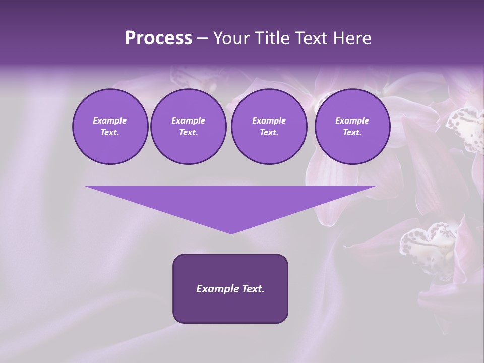 Texture Focus Violet PowerPoint Template