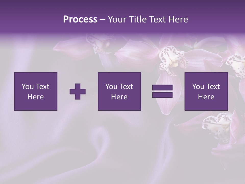 Texture Focus Violet PowerPoint Template