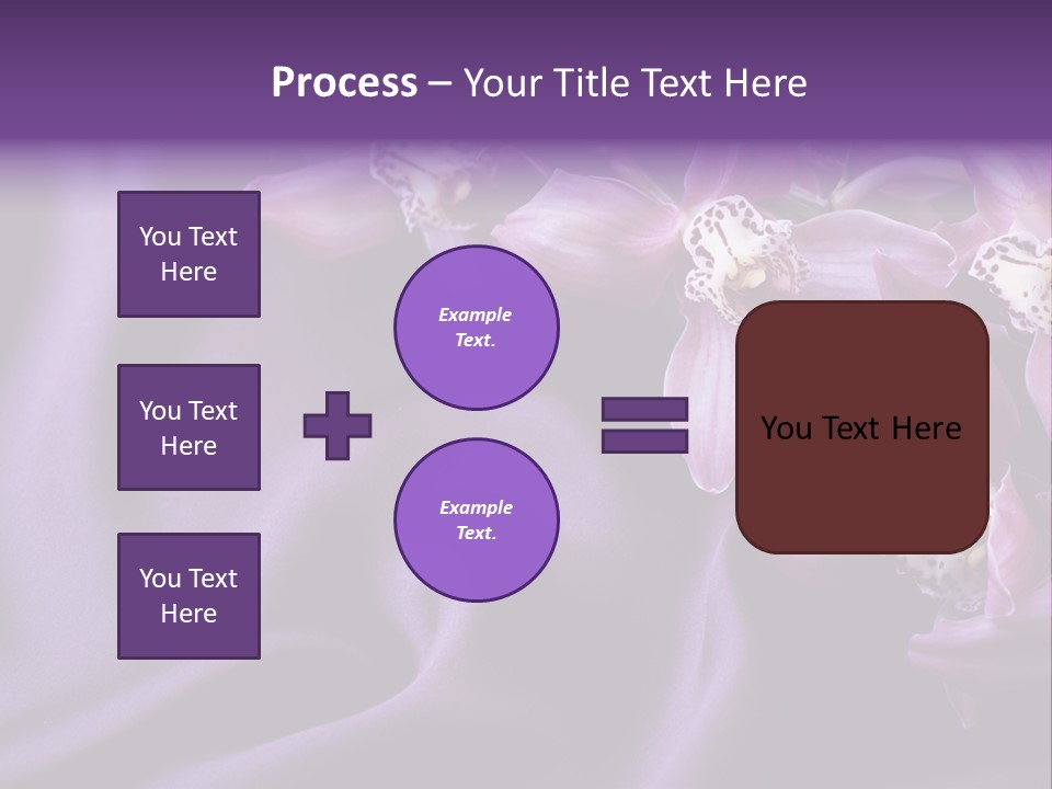 Texture Focus Violet PowerPoint Template