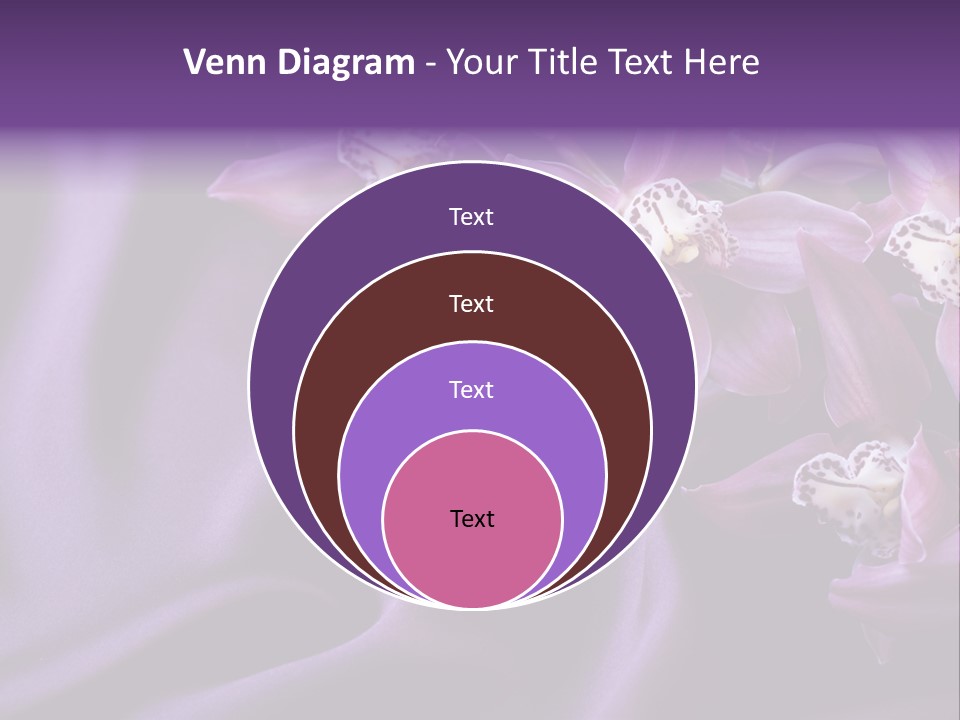 Texture Focus Violet PowerPoint Template