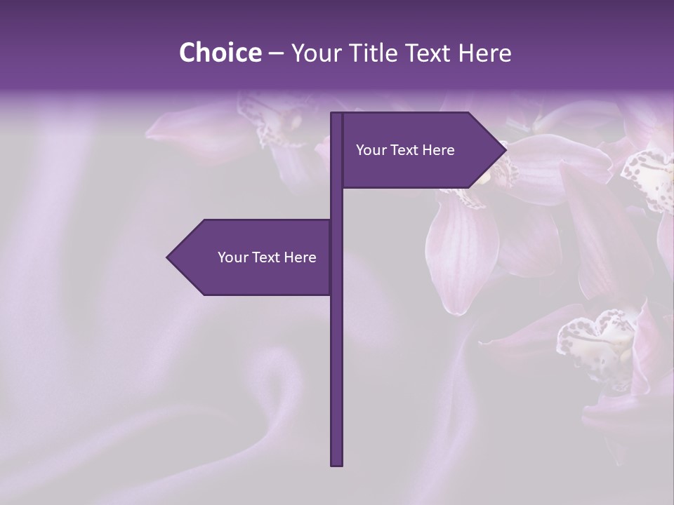 Texture Focus Violet PowerPoint Template